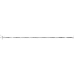 14K White Gold 2 CTW Natural Diamond Line 7 1/4" Bracelet