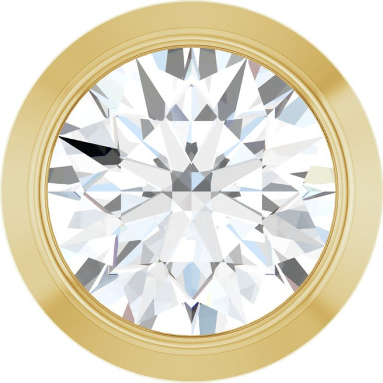 14K Yellow Gold 1/6 CTW Lab-Grown Diamond Slide Pendant