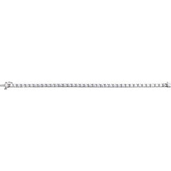 14K White Gold 6 CTW Lab-Grown Diamond Line 7 1/4" Bracelet