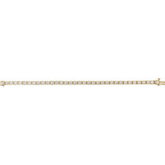 14K Yellow Gold 7 CTW Lab-Grown Diamond Line 7 1/4" Bracelet