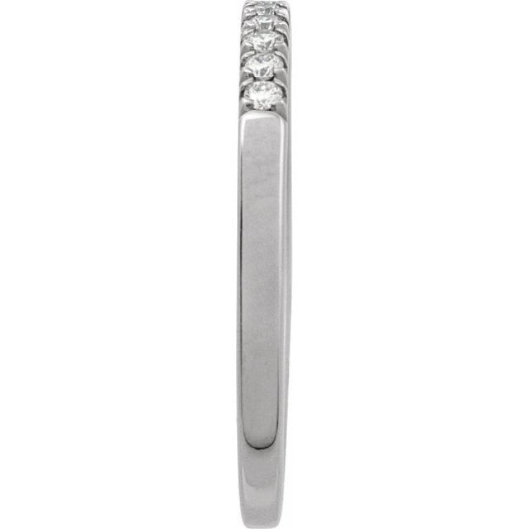 Sterling Silver 1/6 CTW Natural Diamond Stackable Ring