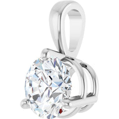 Sterling Silver 1/2 CTW Natural Diamond Pendant