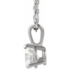 Platinum 1/3 CTW Lab-Grown Diamond 18" Necklace