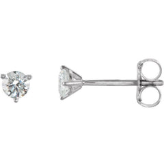 18K White Gold 1/4 CTW Natural Diamond Stud Earrings
