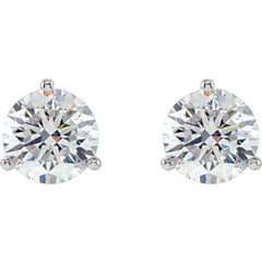Platinum 1 1/2 CTW Natural Diamond Stud Earrings