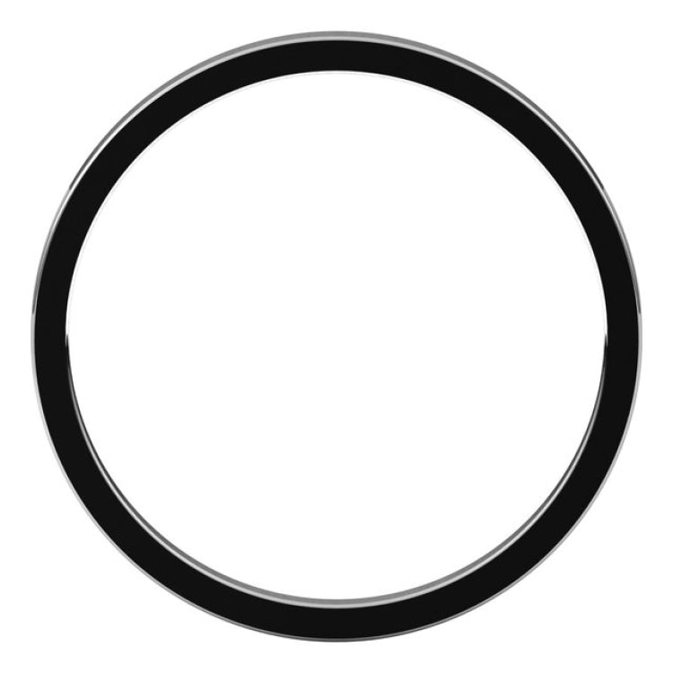 14K White Gold 1.5 mm Flat Band Size 6.5