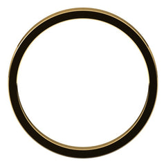 14K Yellow Gold 2.5 mm Flat Band Size 8