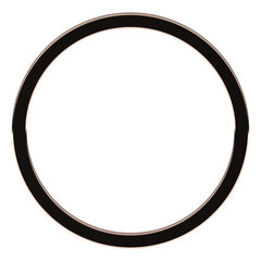 14K Rose Gold 1 mm Flat Band Size 7