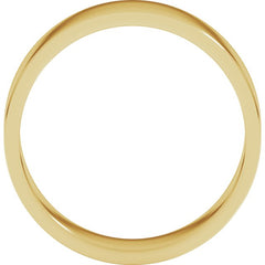 10K Yellow Gold 6 mm Flat Band Size 12