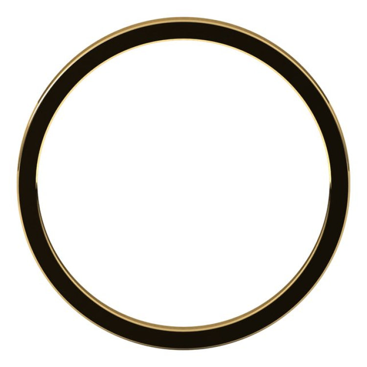 14K Yellow Gold 1.5 mm Flat Band Size 11