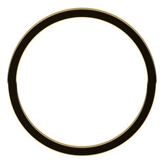 10K Yellow Gold 1 mm Flat Band Size 7