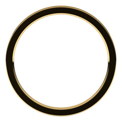 14K Yellow Gold 1.5 mm Lightweight Comfort-Fit Flat Band Size 8