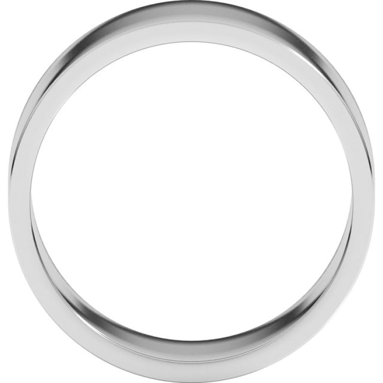 Continuum Sterling Silver 8 mm Flat Band Size 7.5