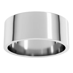 Continuum Sterling Silver 8 mm Flat Band Size 9.5