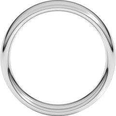 Sterling Silver 6 mm Comfort-Fit European-Style Band Size 11