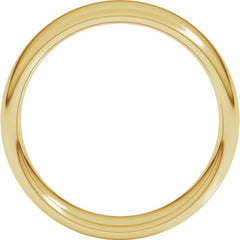 14K Yellow Gold 6 mm Comfort-Fit European-Style Band Size 14.5