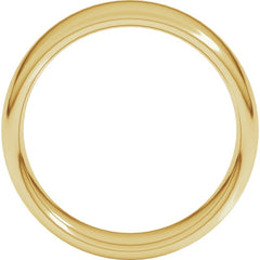 14K Yellow Gold 7 mm Comfort-Fit European-Style Band Size 8.5