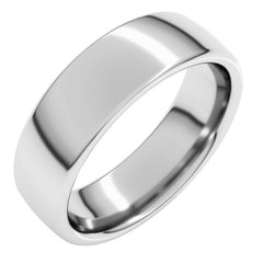 Platinum 6 mm Comfort-Fit European-Style Band Size 8.5