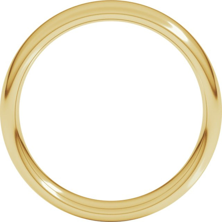 10K Yellow Gold 5 mm Comfort-Fit European-Style Band Size 9.5