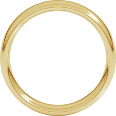 14K Yellow Gold 5 mm Comfort-Fit European-Style Band Size 9.5