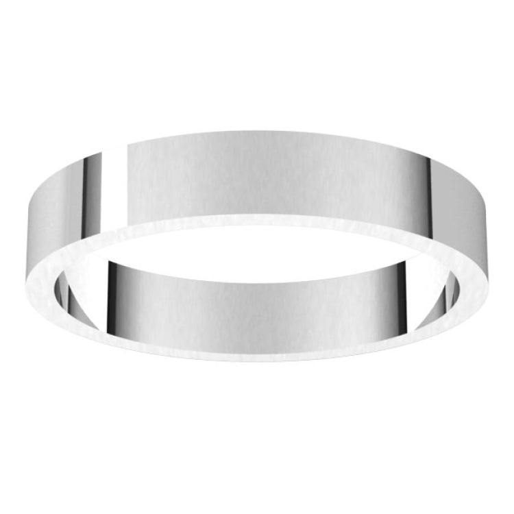 Platinum 3.5 mm Flat Band Size 10