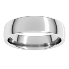 Platinum 5.5 mm Comfort-Fit European-Style Band Size 8