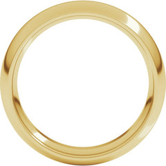 10K Yellow Gold 5.5 mm Comfort-Fit Half Round Band Size 12