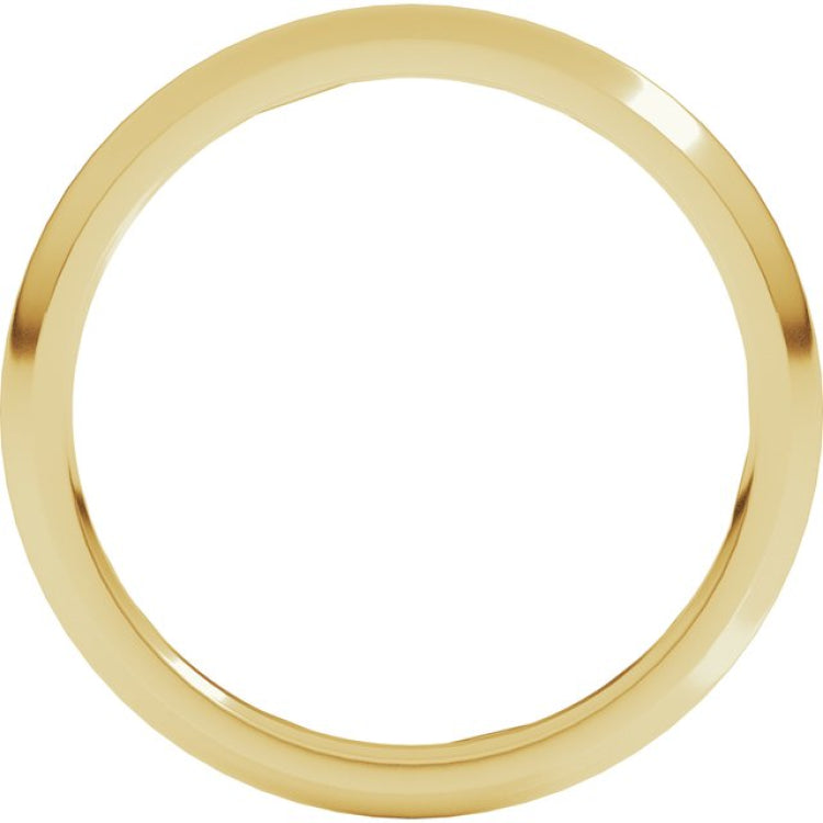 18K Yellow Gold 2 mm Comfort-Fit Half Round Band Size 7