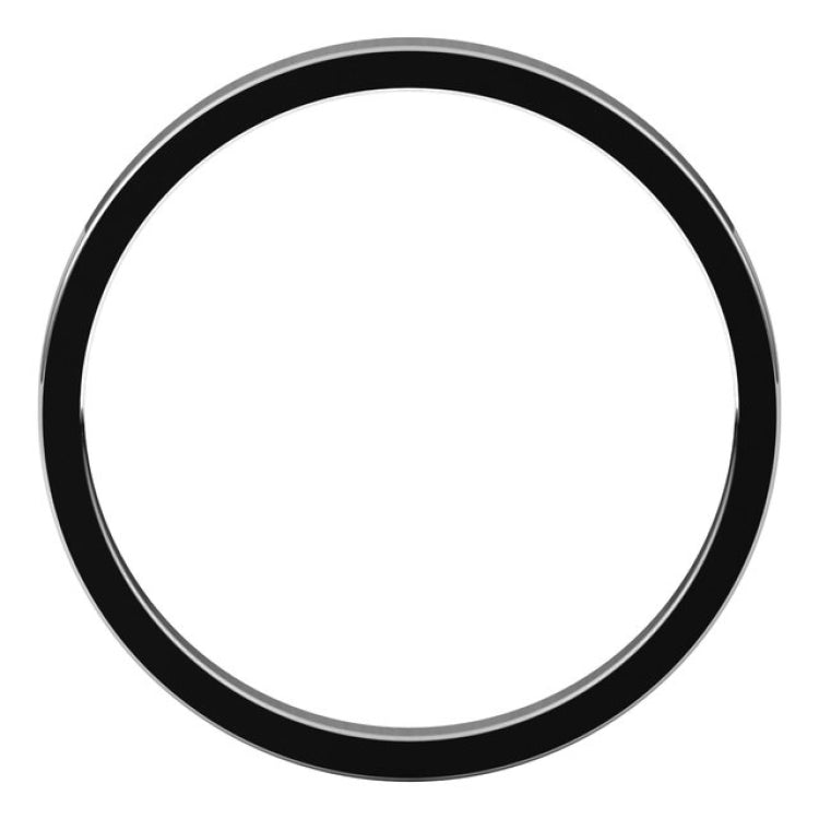 18K White Gold 2 mm Flat Band Size 7