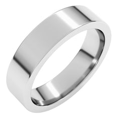 Platinum 5 mm Comfort-Fit Flat Band Size 10.5