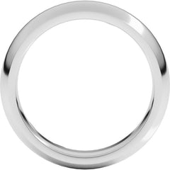 Sterling Silver 5 mm Comfort-Fit Half Round Band Size 7