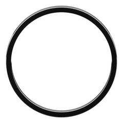 14K White Gold 2 mm Ultra-Lightweight Flat Band Size 6