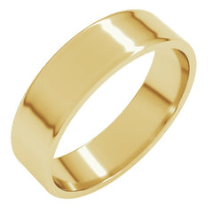 10K Yellow Gold 5 mm Ultra-Lightweight Flat Band Size 9.5