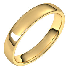 18K Yellow Gold 4.5 mm Comfort-Fit European-Style Band Size 8.5