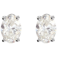 Sterling Silver 3/4 CTW Lab-Grown Diamond Earrings