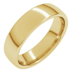 10K Yellow Gold 5.5 mm Comfort-Fit European-Style Band Size 6.5