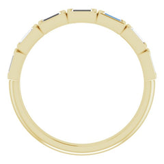 14K Yellow 1/2 CTW Natural Diamond Anniversary Band