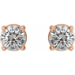 14K Rose Gold 1/3 CTW Natural Diamond Earrings