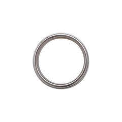 Tungsten 8 mm Stepped-Edge Inlay Comfort-Fit Band  Size 12