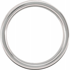 Tungsten 6 mm Comfort-Fit Flat Band Size 12