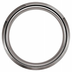 Tungsten 8 mm Beveled-Edge Comfort-Fit Band Size 12