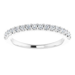 14K White 1/4 CTW Natural Diamond Anniversary Band
