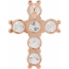 14K Rose 1/4 CTW Lab-Grown Diamond Pendant