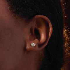 14K White Gold 1 CTW Lab-Grown Diamond Earrings