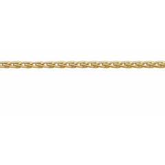 14K Yellow Recycled Metal 1.25 mm Chain by the Inch