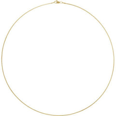 14K Yellow Gold-Filled 2.4 mm Wheat 20" Chain