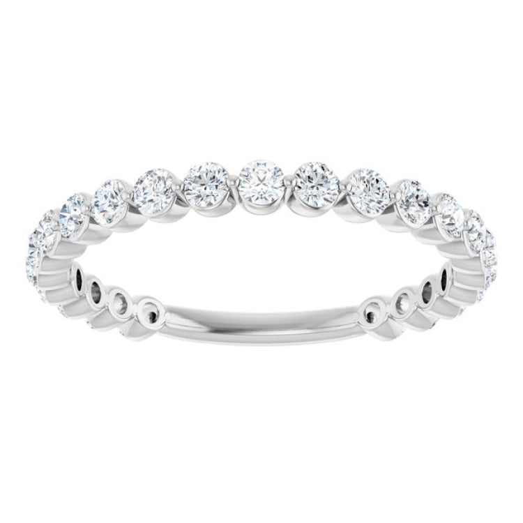 Platinum 3/4 CTW Lab-Grown Diamond Anniversary Band