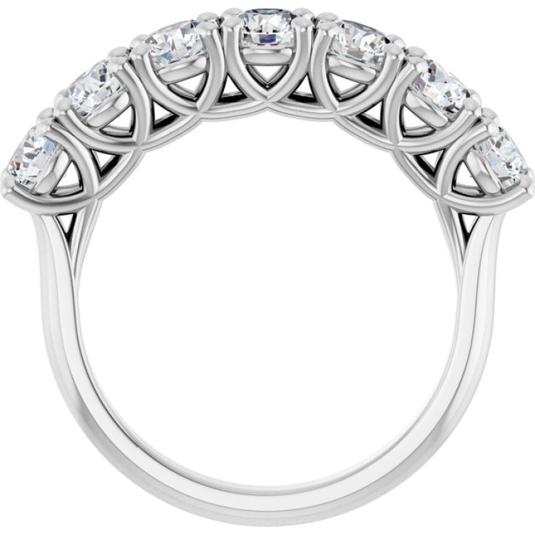 Platinum 1 5/8 CTW Lab-Grown Diamond Anniversary Band