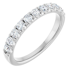 Platinum 1/2 CTW Lab-Grown Diamond Anniversary Band