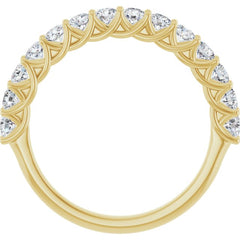 14K Yellow 7/8 CTW Lab-Grown Diamond Anniversary Band